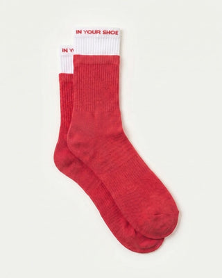 Creme Hot Pink Double Layered Neck Socks Neck Socks IN YOUR SHOE 