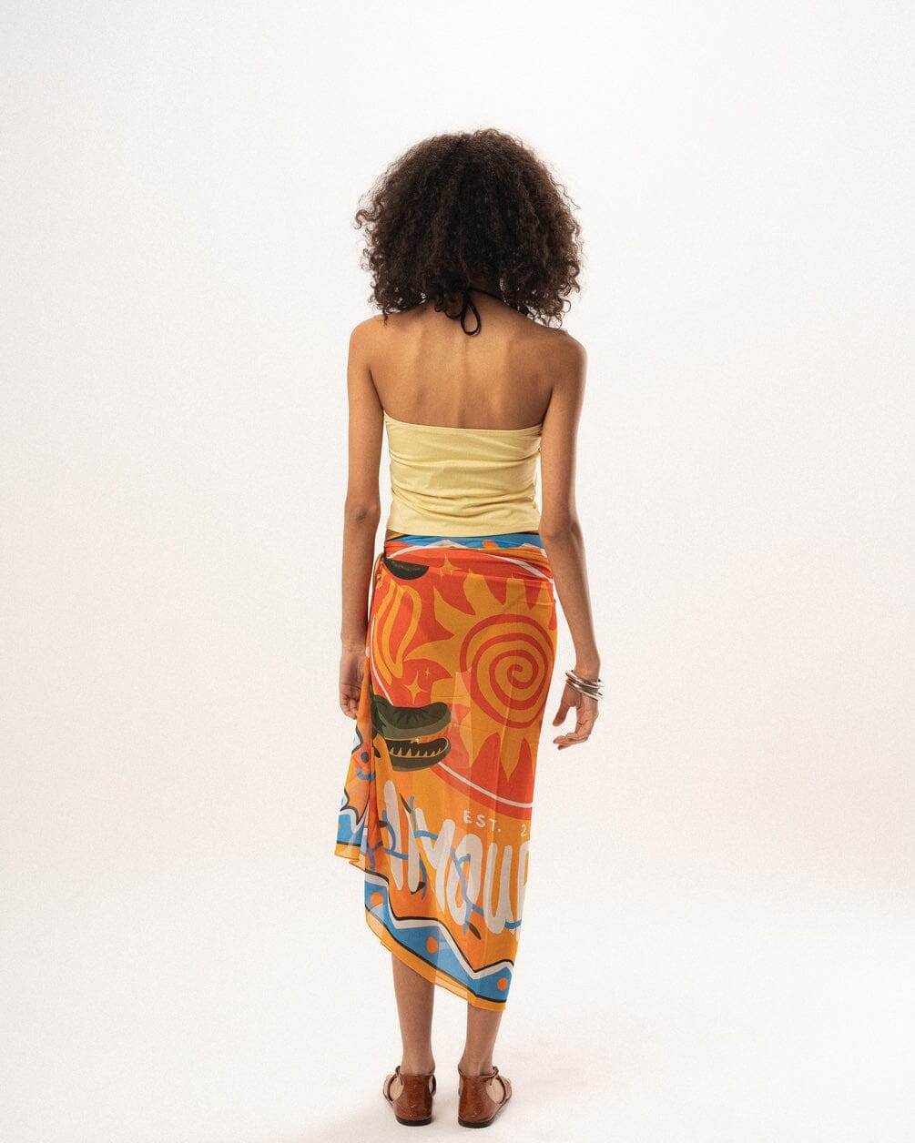 Crocodile Chiffon Flowy Wrap Flowy Wraps IN YOUR SHOE 