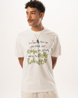 Cute But Regular Tee Printed Regular Tees IN YOUR SHOE M 