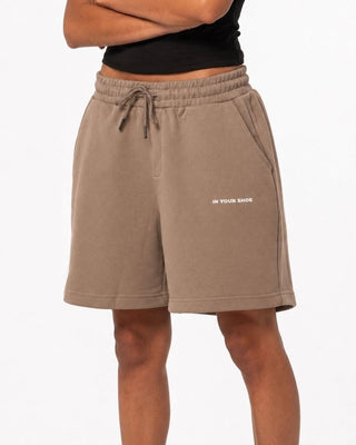 Dark Beige Wide Leg Sworts Sworts IN YOUR SHOE L 