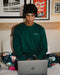 Dark Green Basic Long Sleeve Tee