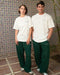 Dark Green Loose Sweatpants