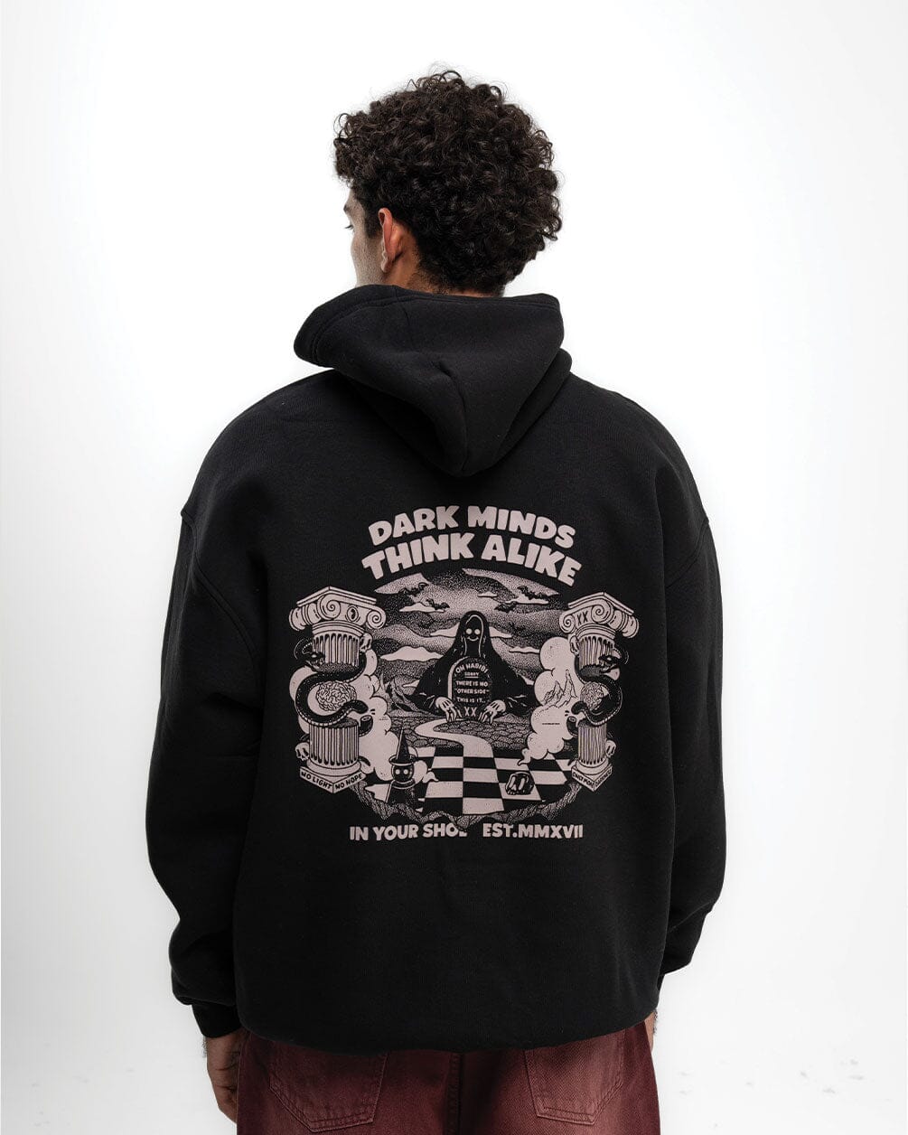 Dark Minds Hoodie Printed Hoodies IN YOUR SHOE 