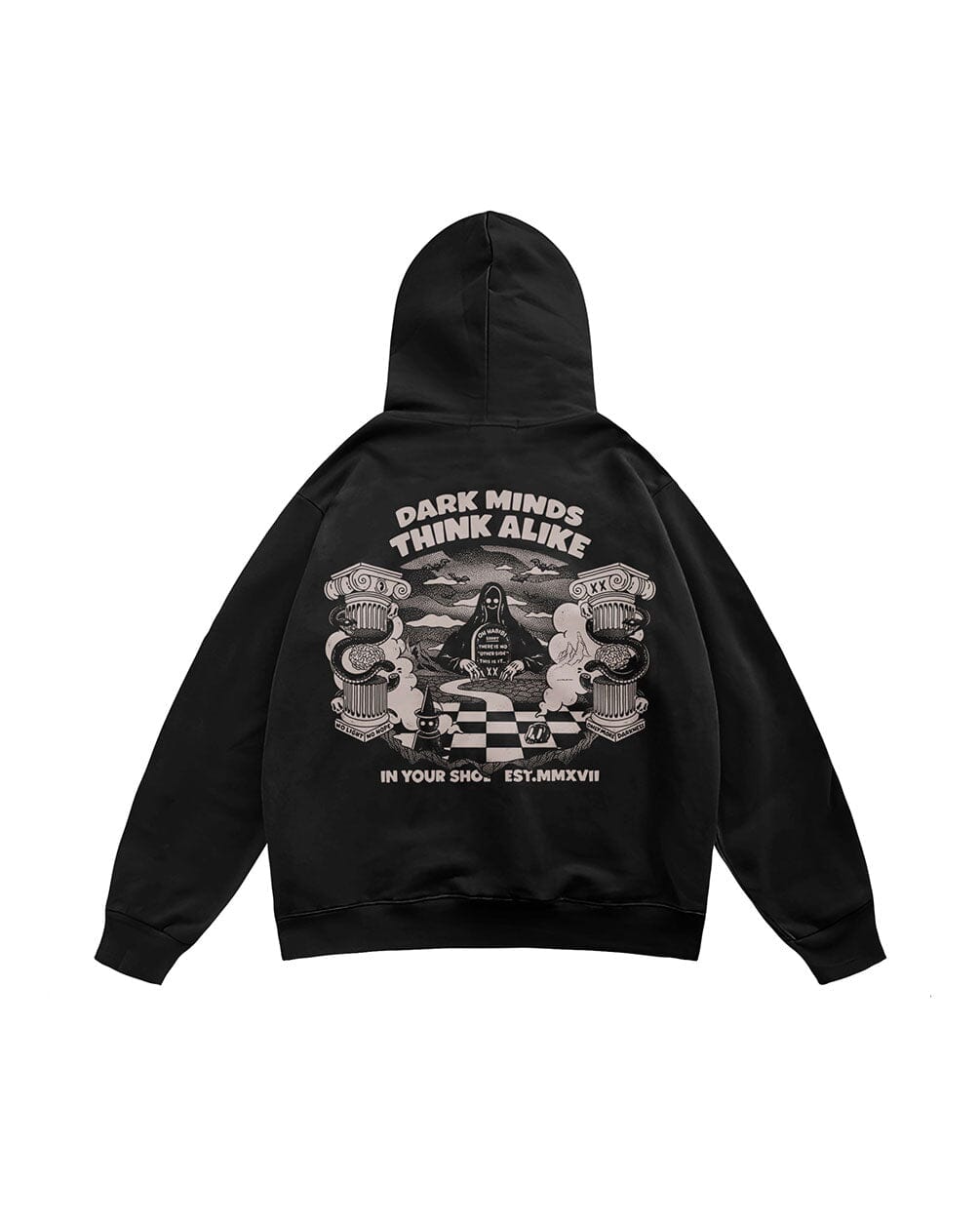 Dark Minds Hoodie Printed Hoodies IN YOUR SHOE 