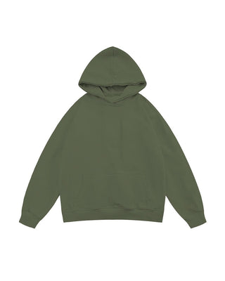 Dark Olive Basic Hoodie Plain Hoodies IN YOUR SHOE 