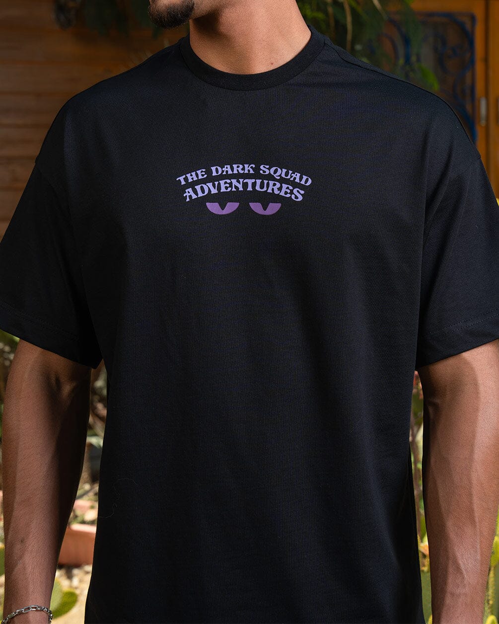 Dark Squad Oversized Tee Printed Oversized Tees IN YOUR SHOE 