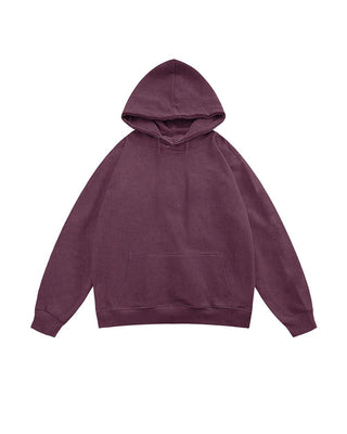Deep Cherry Basic Heavy Oversized Hoodie Plain Hoodies IN YOUR SHOE 