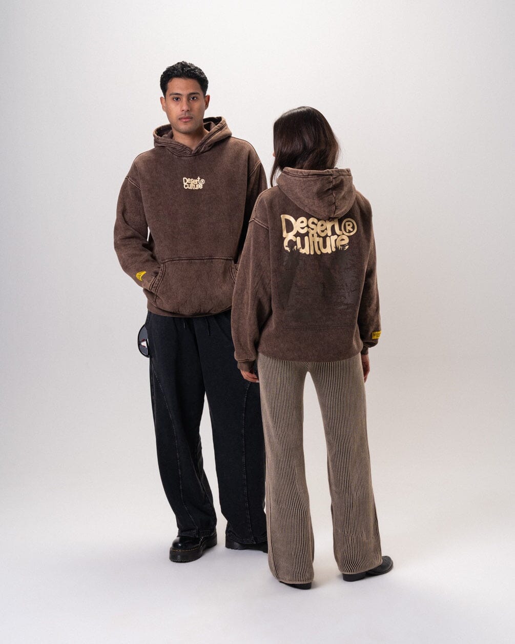 Desert Culture Washed Hoodie Acid Washed Hoodies IN YOUR SHOE 