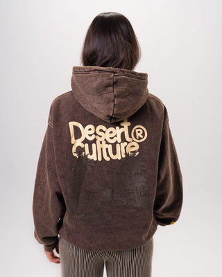 Desert Culture Washed Hoodie Acid Washed Hoodies IN YOUR SHOE 