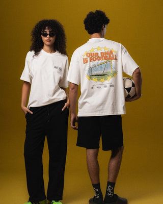 DNA Is Football Oversized Tee Printed Oversized Tees IYS X ZED S 