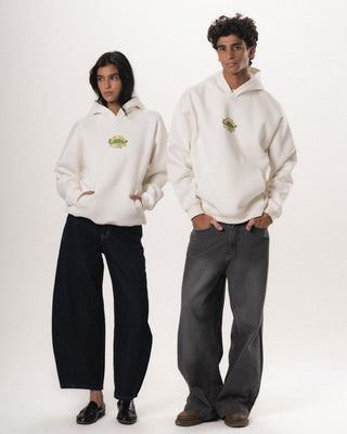 Don't Panic Oversized Hoodie Printed Hoodies IN YOUR SHOE S 