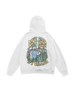 Don't Panic Oversized Hoodie Printed Hoodies IN YOUR SHOE 