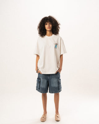 Don't Panic Oversized Tee Printed Oversized Tees IN YOUR SHOE 