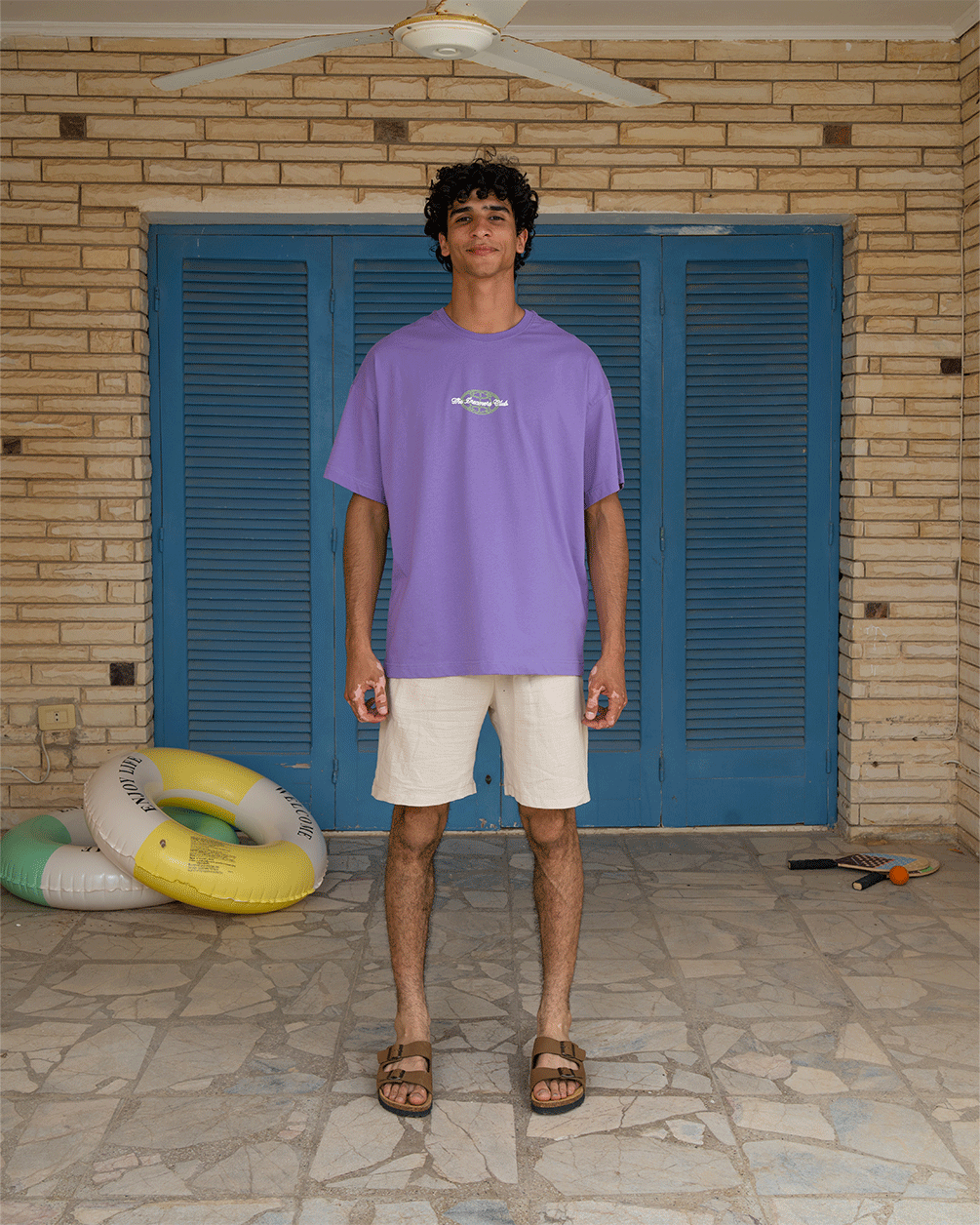 Dreamers Club Oversized Tee Printed Oversized Tees IN YOUR SHOE 