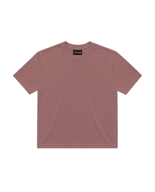 Dusty Pink Basic Boxy Tee