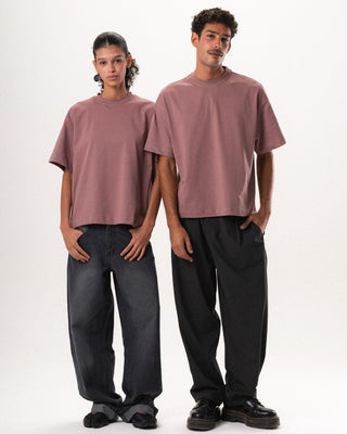 Dusty Pink Boxy Tee Basic Boxy Tee IN YOUR SHOE S 