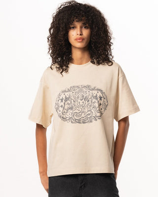 El Archive El Masry Boxy Tee Printed Boxy Tee IN YOUR SHOE M 