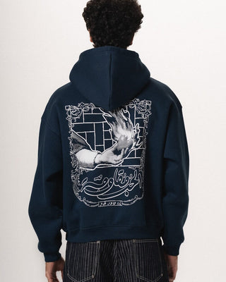 El Hob Moqawma Boxy Hoodie Boxy Hoodies IN YOUR SHOE M 