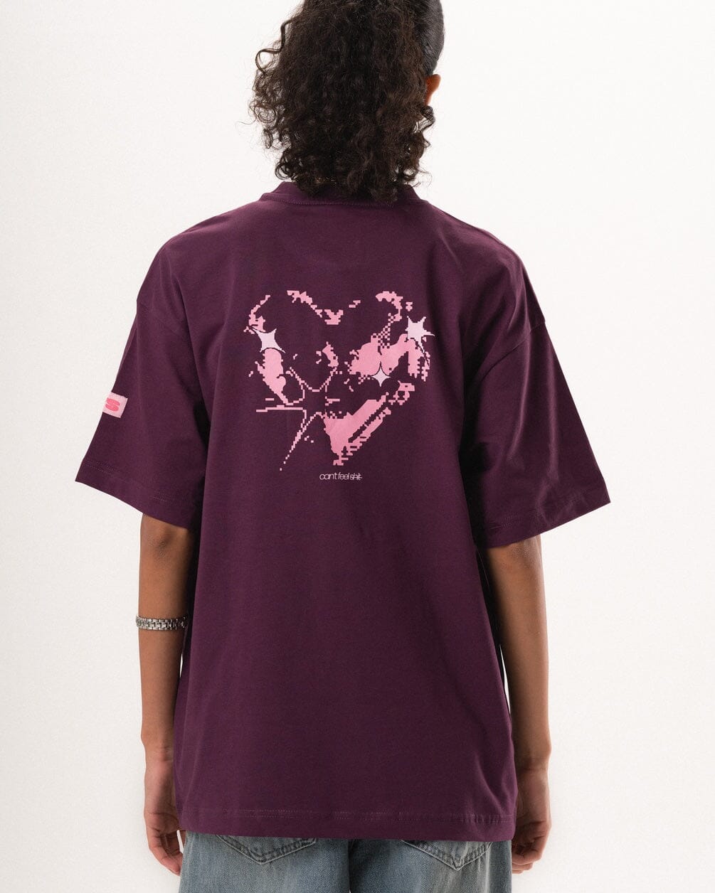 Emotionally Unavailable Oversized Tee Printed Oversized Tees IN YOUR SHOE L 