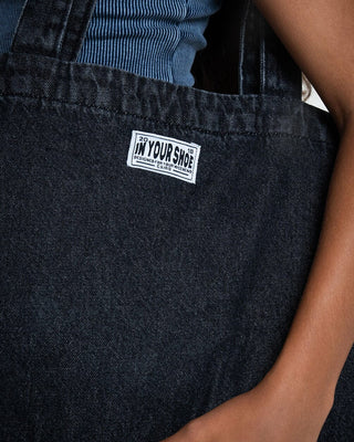 Everyday Black Denim Tote Bag Denim Totes IN YOUR SHOE 