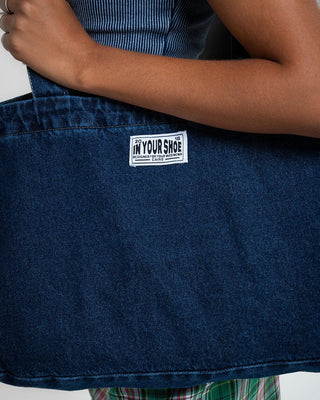 Everyday Blue Denim Tote Bag Denim Totes IN YOUR SHOE 