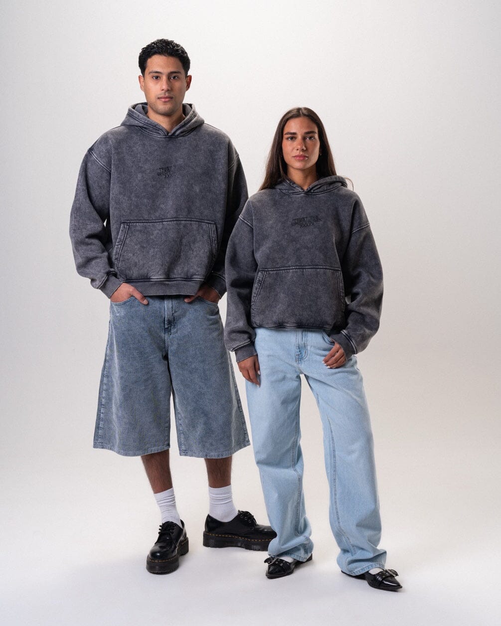 Fearless Mind Boxy Washed Hoodie Boxy Hoodies IN YOUR SHOE 