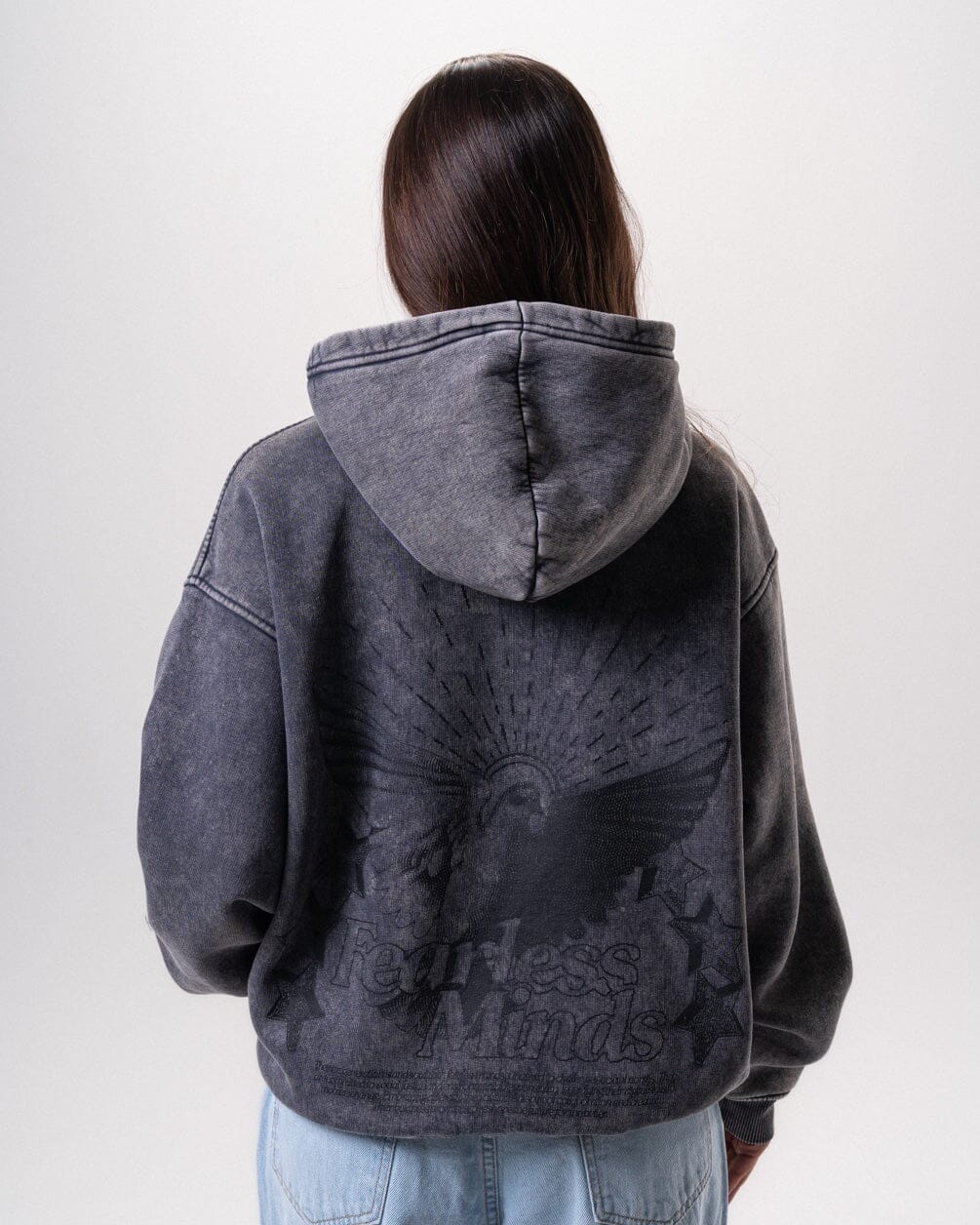Fearless Mind Boxy Washed Hoodie Boxy Hoodies IN YOUR SHOE 