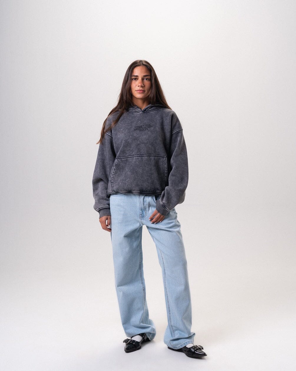 Fearless Mind Boxy Washed Hoodie Boxy Hoodies IN YOUR SHOE 