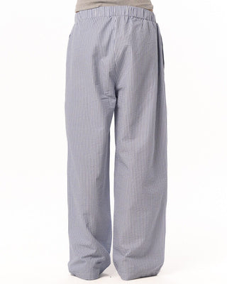 Female Baby Blue Striped Boxer Pants Boxer Pants IN YOUR SHOE L 