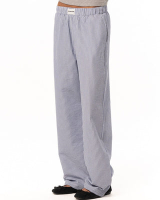 Female Baby Blue Striped Boxer Pants Boxer Pants IN YOUR SHOE 