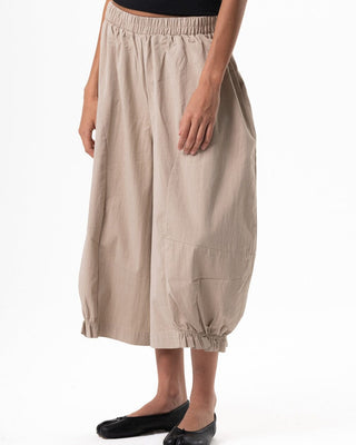 Female Beige Cropped Balloon Pants Pants IN YOUR SHOE XL 