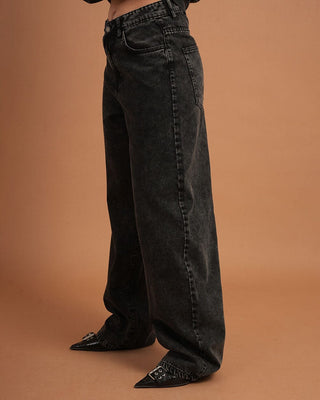 Female Black Washed Skater Jeans Jeans IN YOUR SHOE 