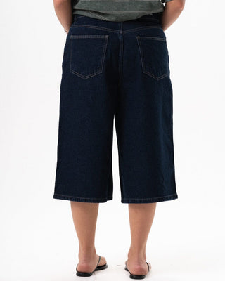 Female Dark Blue Wide Leg Jorts Jorts IN YOUR SHOE 40 
