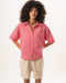 Female Fuchsia Plaid Oversized Shirt
