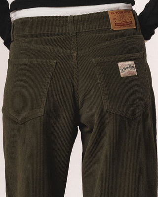 Female Green Corduroy Pants Pants IN YOUR SHOE 40 