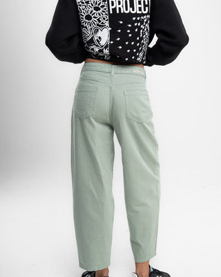 Female Pastel Green Mom Jeans Jeans IN YOUR SHOE 