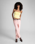 Female Pink Mom Jeans