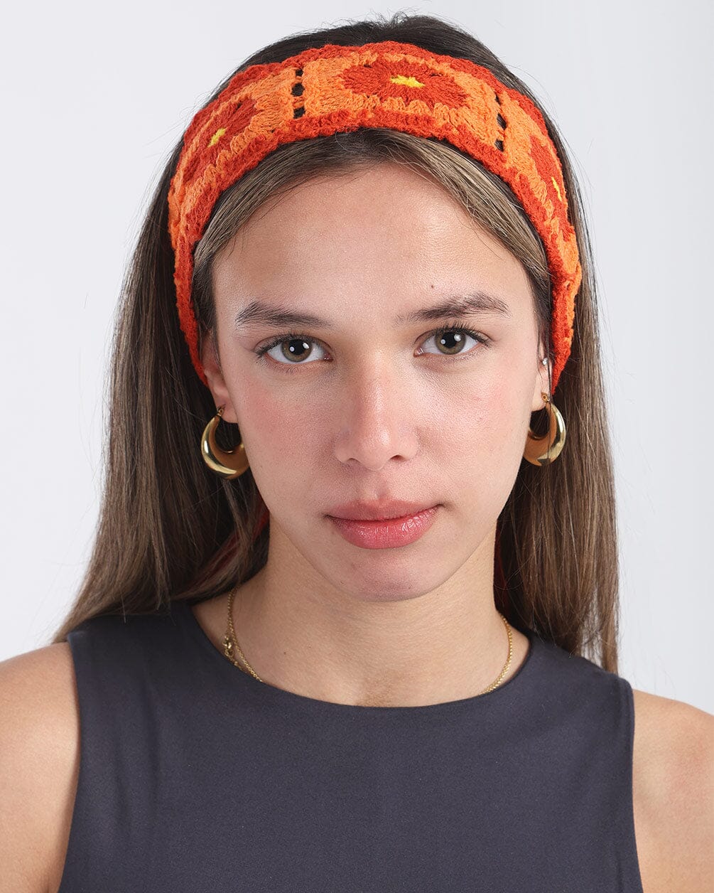 Fiery Mini Crochet Bandana Bandana IN YOUR SHOE 