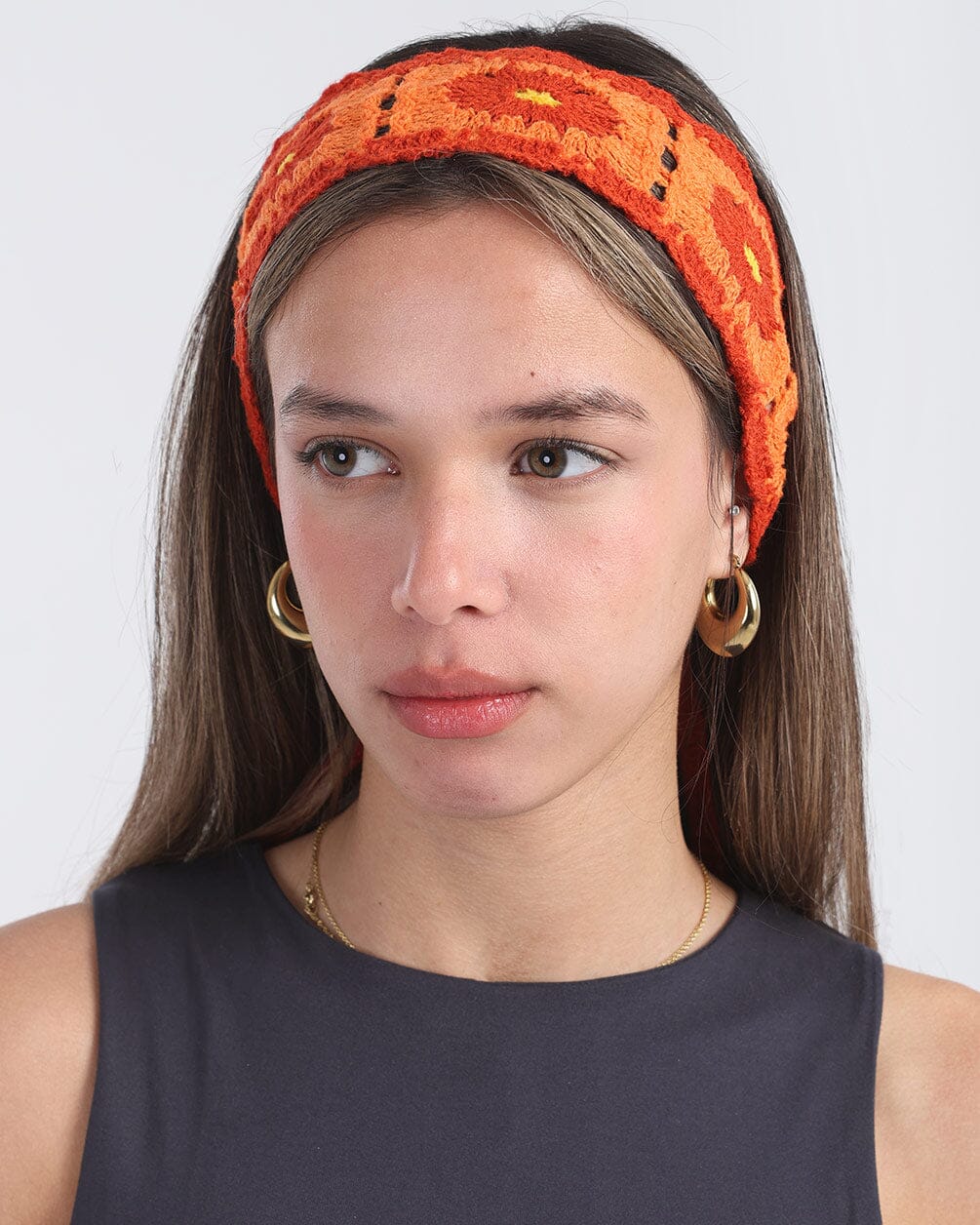 Fiery Mini Crochet Bandana Bandana IN YOUR SHOE 