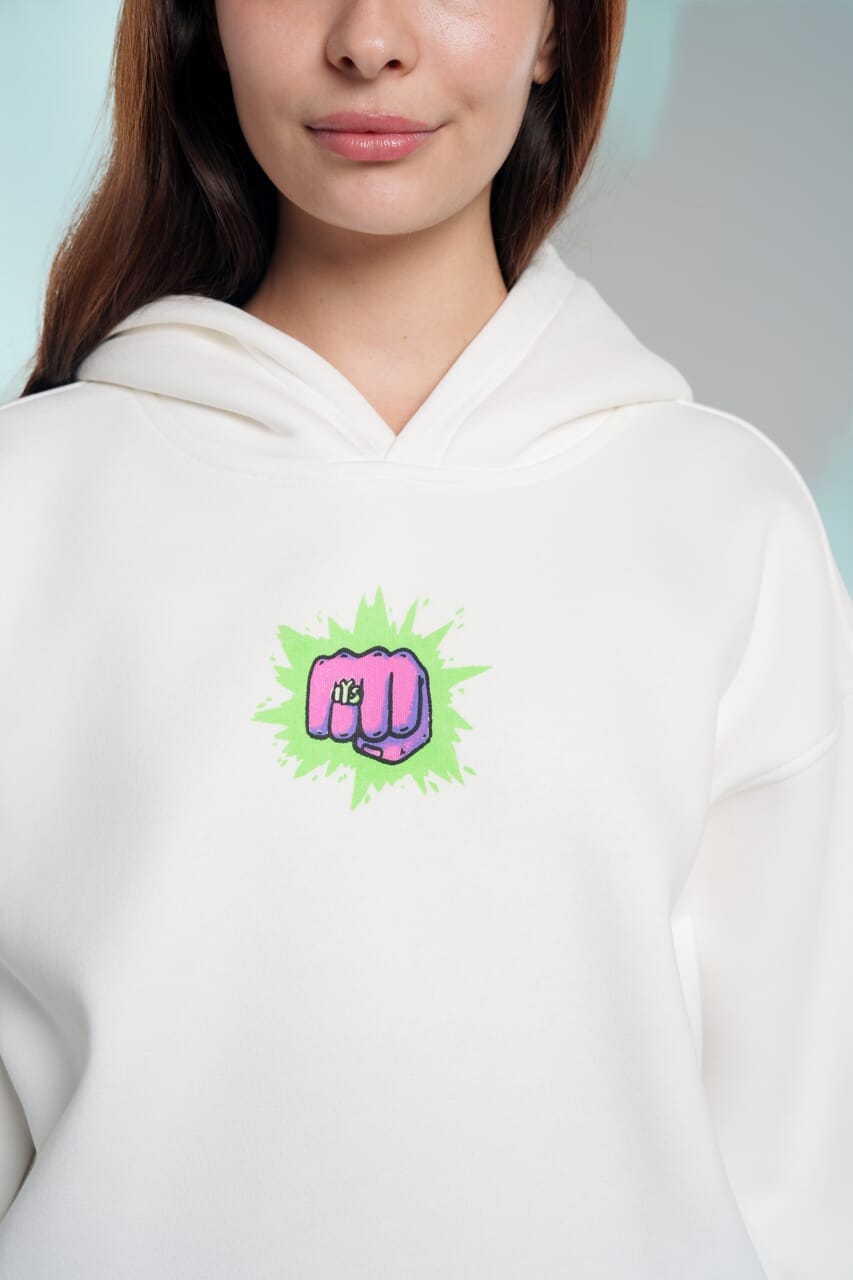 Fight Me Like A Man Hoodie Printed Hoodies IN YOUR SHOE 