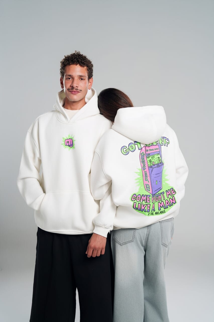 Fight Me Like A Man Hoodie Printed Hoodies IN YOUR SHOE S 