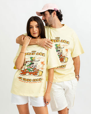 Flinstones Printed Oversized Tee Printed Oversized Tees IN YOUR SHOE 