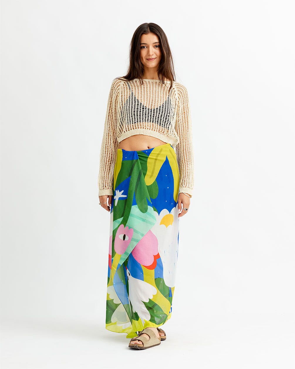 Floral Playground Maxi Flowy Wraps Flowy Wraps Maxi IN YOUR SHOE 