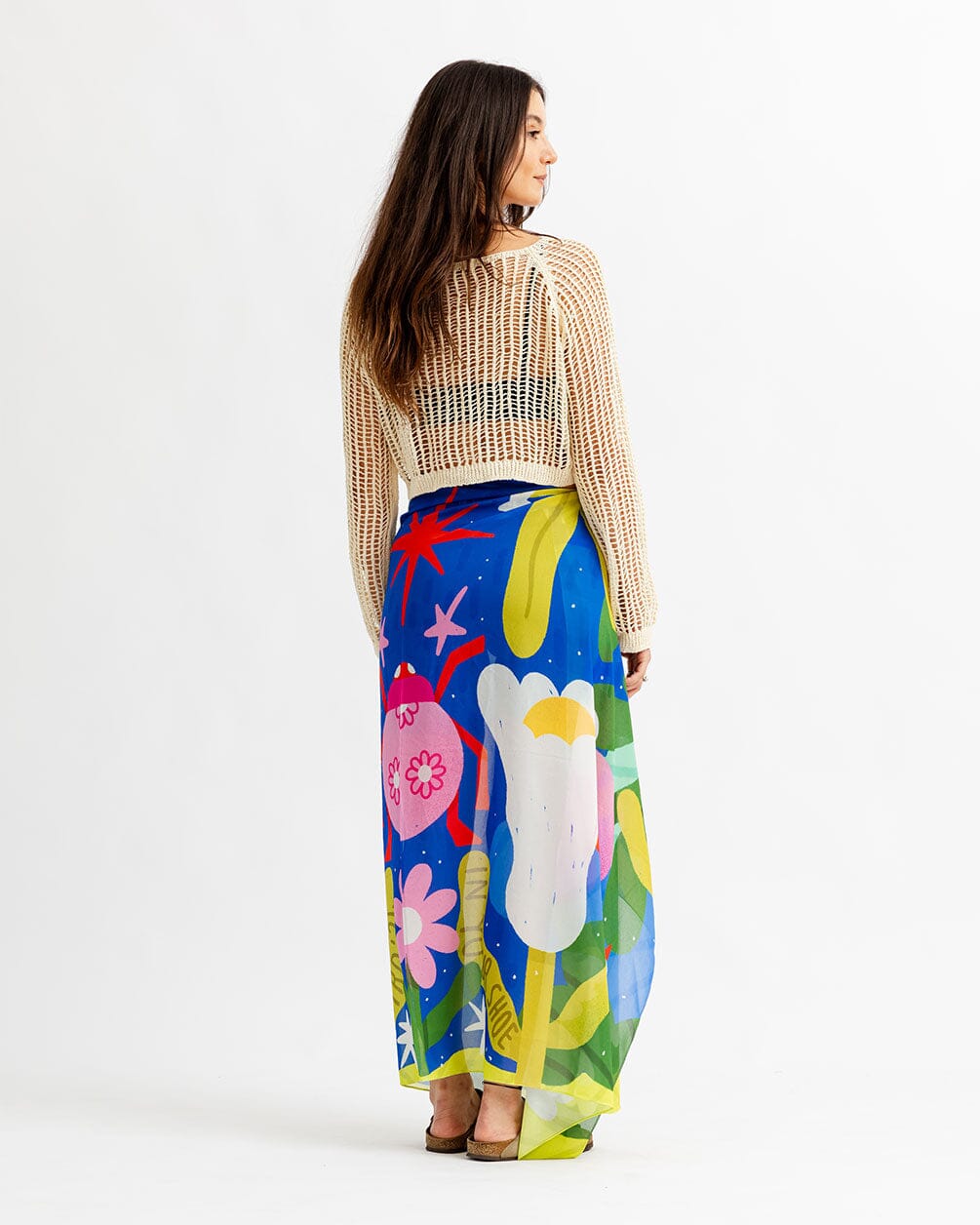 Floral Playground Maxi Flowy Wraps Flowy Wraps Maxi IN YOUR SHOE 