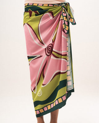 Flower Satin Flowy Wrap Flowy Wraps IN YOUR SHOE 