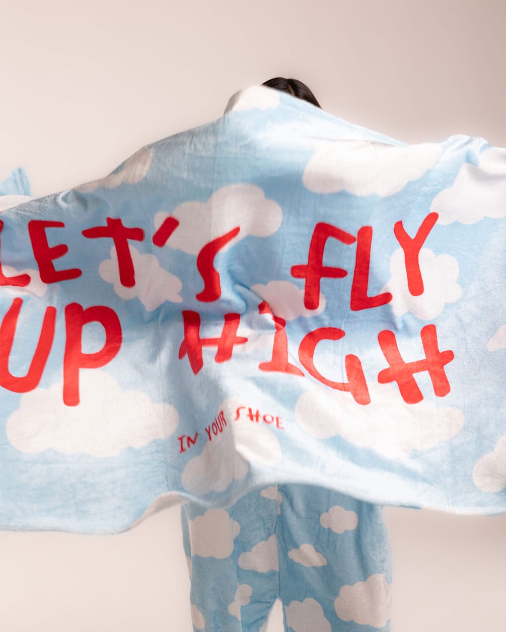 Fly High Fluffy Blanket Fluffy Blanket IN YOUR SHOE 