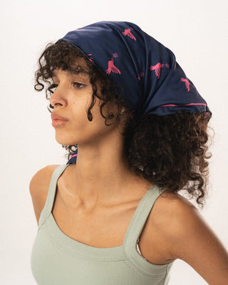 Flying Birds Satin Bandana Bandana IN YOUR SHOE 