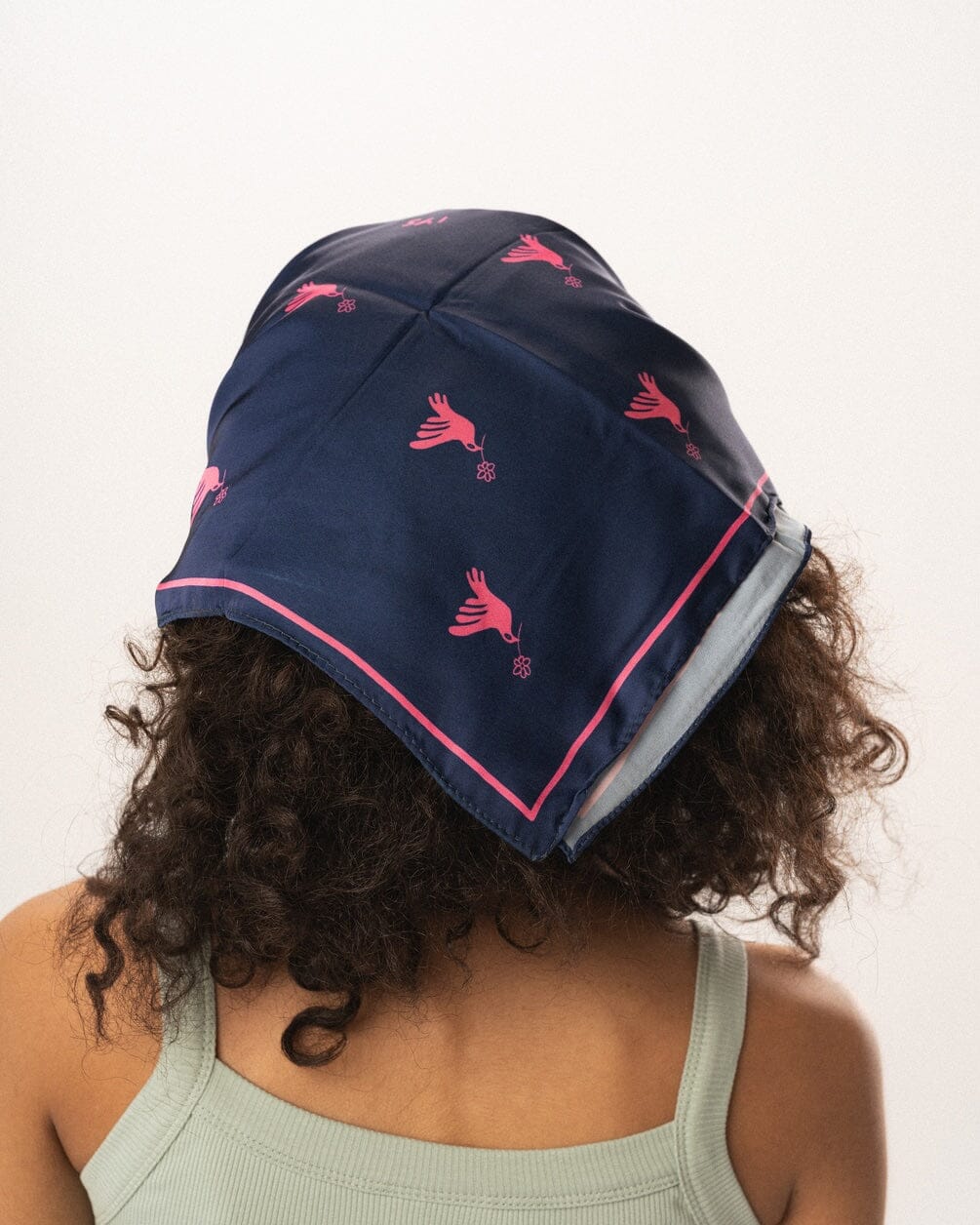 Flying Birds Satin Bandana Bandana IN YOUR SHOE 
