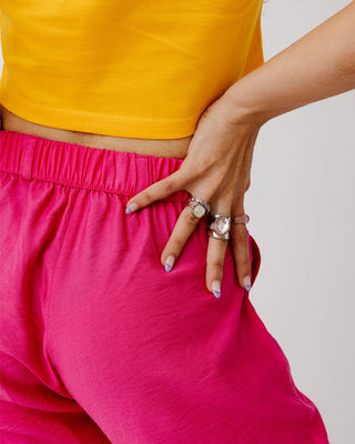 Fuchsia Linen Pants Linen Pants IN YOUR SHOE 