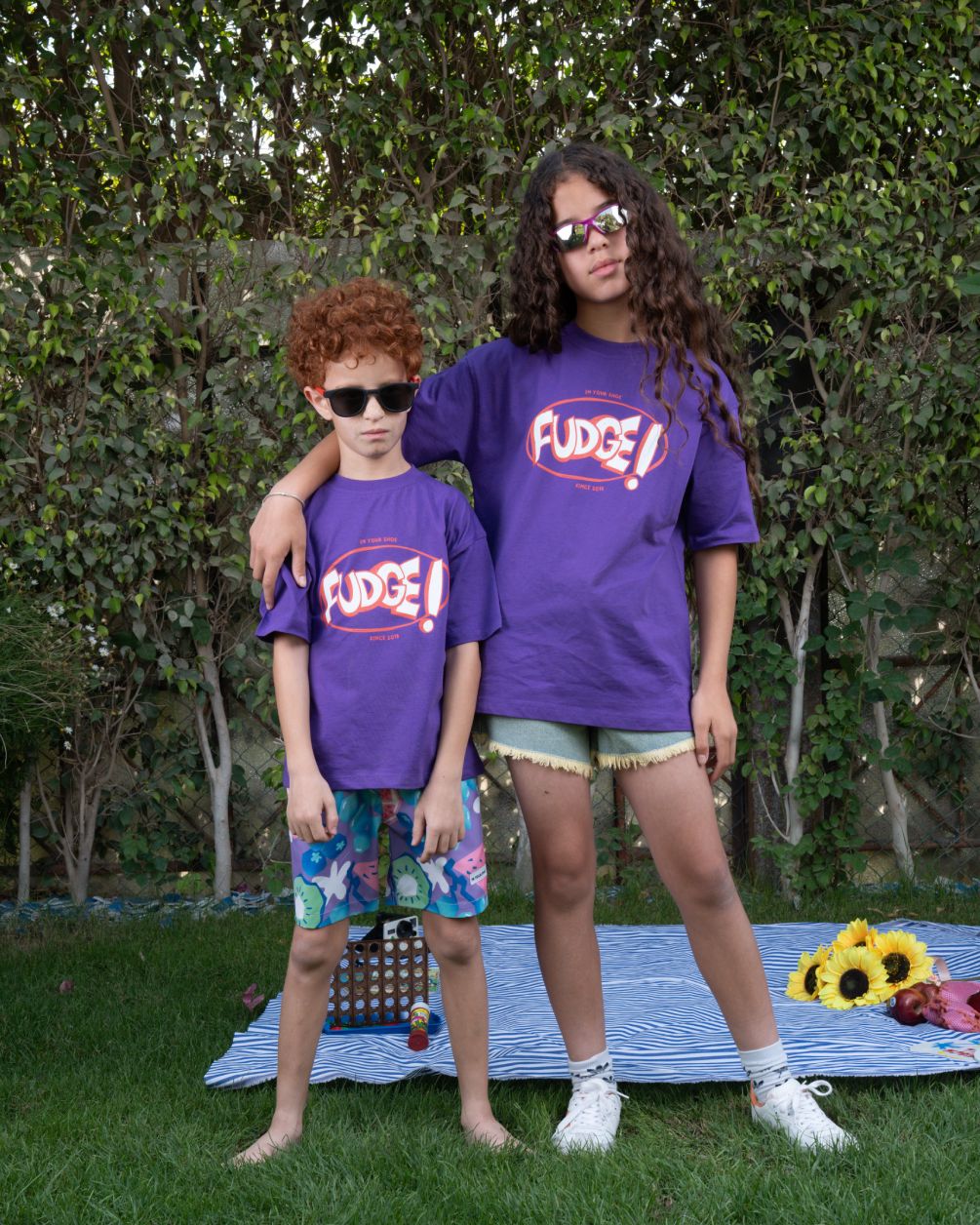 Fudge Oversized Kids Tee Kids Printed Oversized Tees IN YOUR SHOE 9-10 